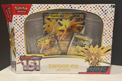 Pokemon 151 Zapdos ex Collection PROMO CARDS X3 - 125 + SVP049 Black Star +JUMBO - Image 1