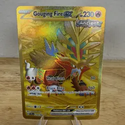 Gouging Fire EX 214/162 Pokemon TCG SV05: Temporal Forces Holo Card NM / MINT - Image 1