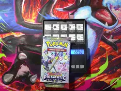 VERY HEAVY! GOD PACKUUU 22.50g Prismatic Evolutions Pokemon TCG Booster (SEALED) - Image 1