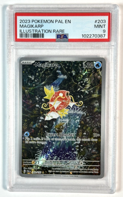 2023 Pokemon Paldea Evolved Magikarp Illustration Rare PSA 9 - Image 1