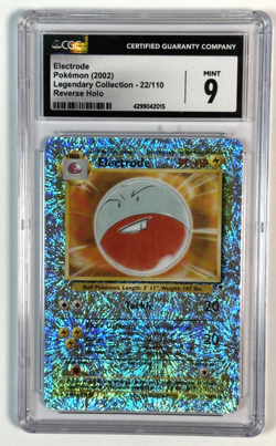 2002 Pokemon Legendary Collection Electrode Reverse Holo CGC 9 - Image 1