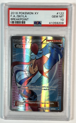 2016 Pokemon XY Full Art Skyla Breakpoint PSA 10 - Image 1