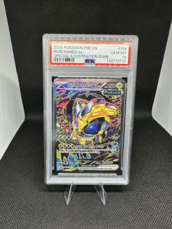 💎 POKEMON PRE EN-PRISMATIC EVOLUTIONS 154/131 IRON HANDS EX SIR PSA 10 - Image 1