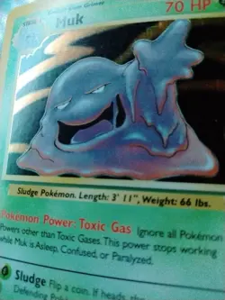 Pokemon TCG - Muk - 13/62 - Holo Unlimited - Fossil Unlimited LP - Image 2