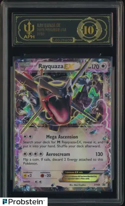 2015 Pokemon TCG XY Black Star Promo #XY69 Rayquaza EX APH 10 - Image 1
