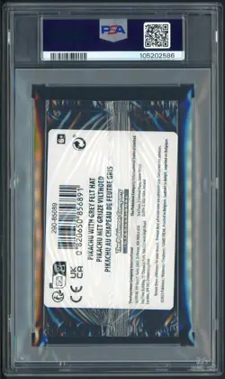Pokemon Pikachu with Grey Felt hat Van Gogh 085 Graded Sealed Promo PSA 10 - Image 3