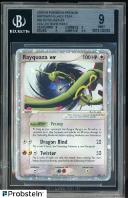 2003-06 Pokemon Promos Nintendo Black Star Promo #39 Rayquaza Ex Collector BGS 9 - Image 1