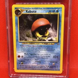 CGC 7.5 GEM MINT 2001 Kabuto Neo Discovery 56/75 Pokemon Vintage - Image 3