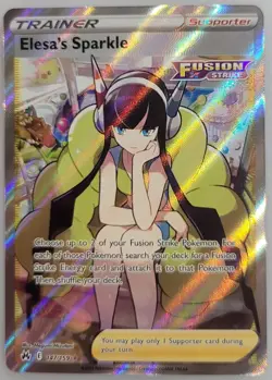 Elesa's Sparkle (Full Art) 147/159 Pokemon Crown Zenith Holo NM - Image 1