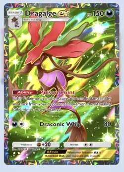 Pokemon TCG Pocket Holographic Dragalge ex Full Art - Image 1
