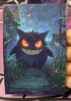 Gengar - Cracked Ice Holo - Halloween Card Database 2025 - Pokemon - Image 1