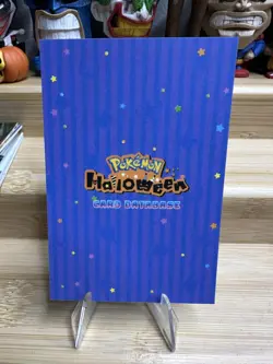 Poncho Gengar Gastly Cracked Ice Pokemon 2025 Halloween Card Database Set - Image 2