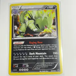 Tyranitar 56/124 Holo Rare Reverse Holo Card XY - Fates Collide Pokemon TCG LP - Image 1