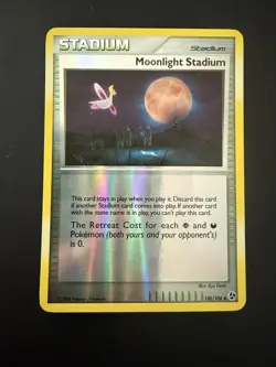 Pokemon TCG Great Encounters Moonlight Stadium 100/106 Reverse Holo Near Mint - Image 1