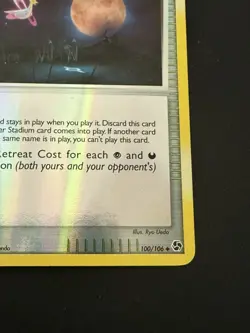 Pokemon TCG Great Encounters Moonlight Stadium 100/106 Reverse Holo Near Mint - Image 2