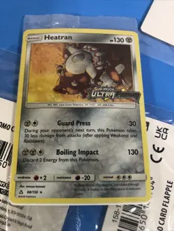 Heatran S/M Ultra Prism Flapple Snubbull Promo SEALED MINT Pokemon Card Set (6) - Image 3