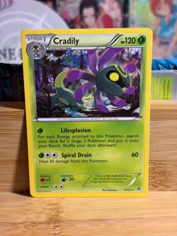 CRADILY 4/101 B&W Plasma Blast Vintage Regular Rare Pokemon TCG Lightly Played - Image 1