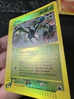 Pokemon TCG Zubat Skyridge Base Set Reverse Holo Card 118/144 WOTC E-Reader - Image 3