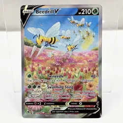 Pokemon TCG Beedrill V (Alternate Full Art) Astral Radiance 161/189 Holo Card - Image 1
