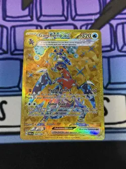 Garchomp EX 260/182 Sv04: Paradox Rift Holo Hyper Rare Pokemon Card NM Gold - Image 1