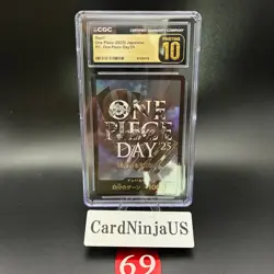 CGC PRISTINE 10 ONE PIECE DAY'25 10 DON !! Card Promo Premium Card Collection 69 - Image 1