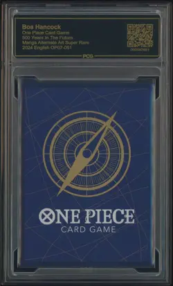 2024 One Piece OP07-051 Boa Hancock Manga Alt Art 500 Years in Future PCG 10 - Image 3