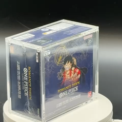 One Piece English OP-01 Romance Dawn Blue Bottom Booster Box SEALED w/Acrylic - Image 2