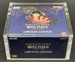 One Piece English OP-01 Romance Dawn Blue Bottom Booster Box SEALED w/Acrylic - Image 4