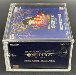 One Piece English OP-01 Romance Dawn Blue Bottom Booster Box SEALED w/Acrylic - Image 5