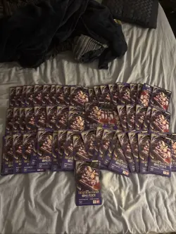 One Piece TCG The Azure Sea’s Seven OP-14 Sleeved Booster Pack Lot Of 61 Sealed - Image 1