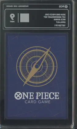 2024 One Piece Chinese 1st Anniversary Set OP01-017 Nico Robin PCG 9 MINT - Image 2