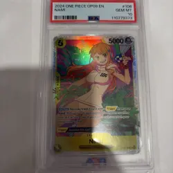 Nami OP08-106 Two Legends Foil PSA 10 - Image 1