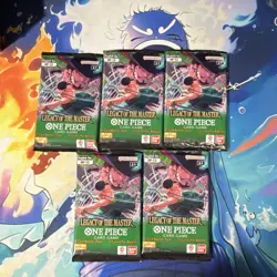 One Piece - Legacy of the Master - 5- Packs from fresh booster box - Image 1