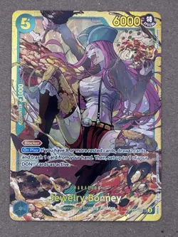 One Piece CCG Jewelry Bonney OP12-118 SEC Art English Holo Foil - Image 1