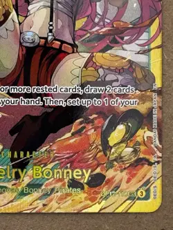 One Piece CCG Jewelry Bonney OP12-118 SEC Art English Holo Foil - Image 5
