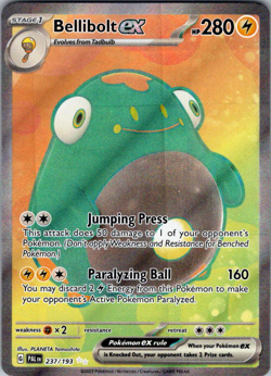 Bellibolt ex 237/193 SV02: Paldea Evolved NM Pokemon Card TCG - Image 1