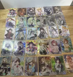 Bundle Bulk Lot of 30 Doujin Waifu Anime Cards Goddess Story NM - Image 1