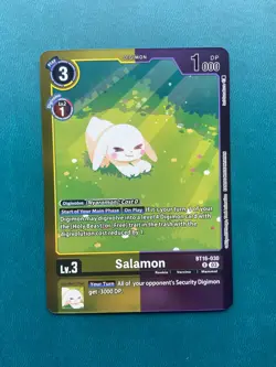 Salamon BT16-030 LM-06 Billion Bullet Digimon Card Game x1 - Image 1