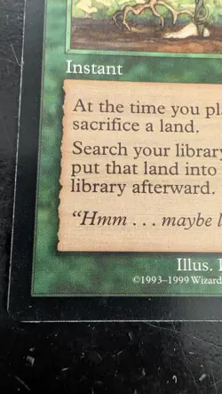 Crop Rotation Urza's Legacy Regular Magic Card - Image 5