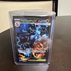 Pokemon Mega Charizard X EX Holo Special Illustration Rare Me02 125/094 Card - Image 1