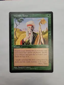 MTG - Worldly Tutor Mirage Regular - Image 1