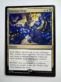 Covetous Elegy [Ravnica: Clue Edition] Magic MTG - Image 1