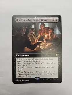 MTG - Black Market Connections (Extended Art) CLB Regular R#620 - Image 1