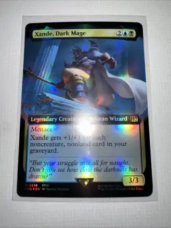 Xande, Dark Mage (Extended Art/FOIL) - Final Fantasy (MTG) (NM/M) - Image 1