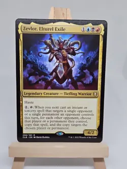 Magic The Gathering: Zevlor Eltruel Exile - Rare - CLB - NM - Unplayed - Image 1