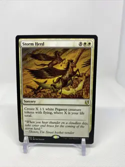 x1 Storm Herd MTG Commander 2019 R M/NM, English 075/302 - Image 1