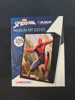 Gamegenic Magic The Gathering Spider-Man Premium Art Sleeves 105 Pcs Spider-Man - Image 1