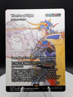 Warrior of Light / Jodah, the Unifier (Showcase) FCA Final Fantasy MTG (NM) - Image 1