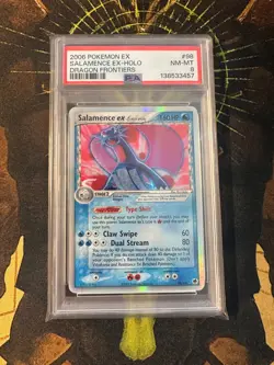 Pokemon Salamence ex 98/101 Dragon Frontiers Delta Species PSA 8 - Image 1