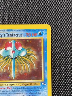 Misty's Tentacruel 10/132 WOTC Gym Heroes Unlimited Rare Holo Pokemon Card LP+ - Image 3
